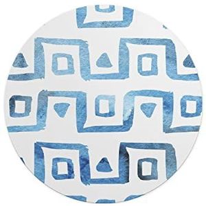 Questo Casa, Ronde muismat, digitaal bedrukt, antislip onderkant, voor kantoor en thuis, diameter 22 cm