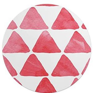 Questo Casa, Ronde digitaal bedrukte muismat, antislip onderkant, voor kantoor en thuis, diameter: 22 cm
