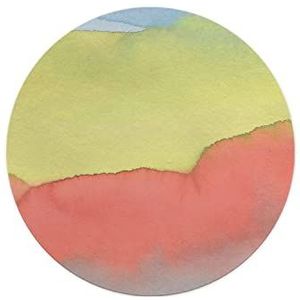 Questo Casa, Ronde muismat, digitaal bedrukt, antislip onderkant, voor kantoor en thuis, diameter 22 cm