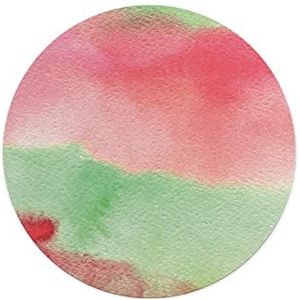 Questo Casa, Ronde muismat met antislip onderkant voor kantoor en thuis, diameter 22 cm
