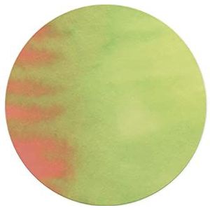 Questo Casa, Ronde digitaal bedrukte muismat, antislip onderkant, voor kantoor en thuis, diameter: 22 cm