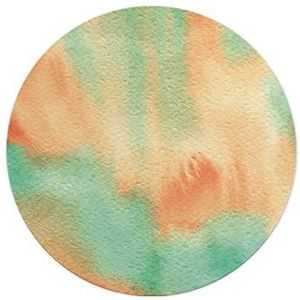 Questo Casa, Ronde digitaal bedrukte muismat, antislip onderkant, voor kantoor en thuis, diameter: 22 cm