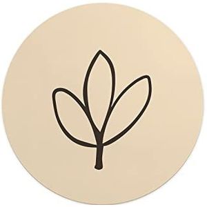 Questo Casa, Runden Digital Bedruckt Mauspad, rutschfeste Unterseite, für Büro und Zuhause, Durchmesser: 22 cm
