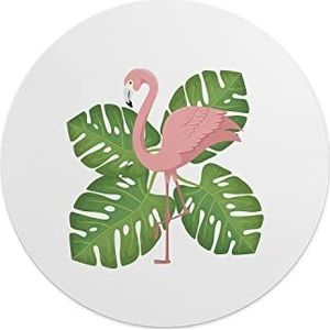 Questo Casa, Ronde muismat met antislip onderkant voor kantoor en thuis, diameter 22 cm