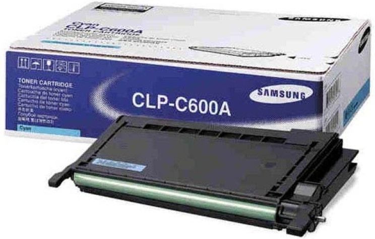 Samsung CLP-C600A - Cyaan - origineel - tonercartridge - voor CLP-600, 600N, 650, 650N