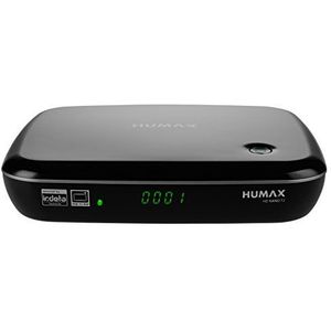 Humax Nano T2 (999 GB, DVB-T/T2), TV-ontvanger, Zwart
