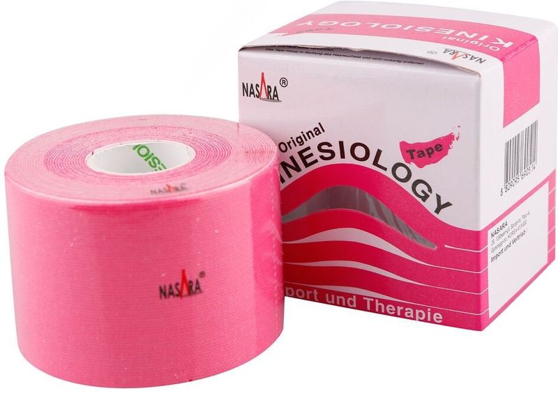 Nasara Kinesiologytape - 5 meter x 5 cm - roze
