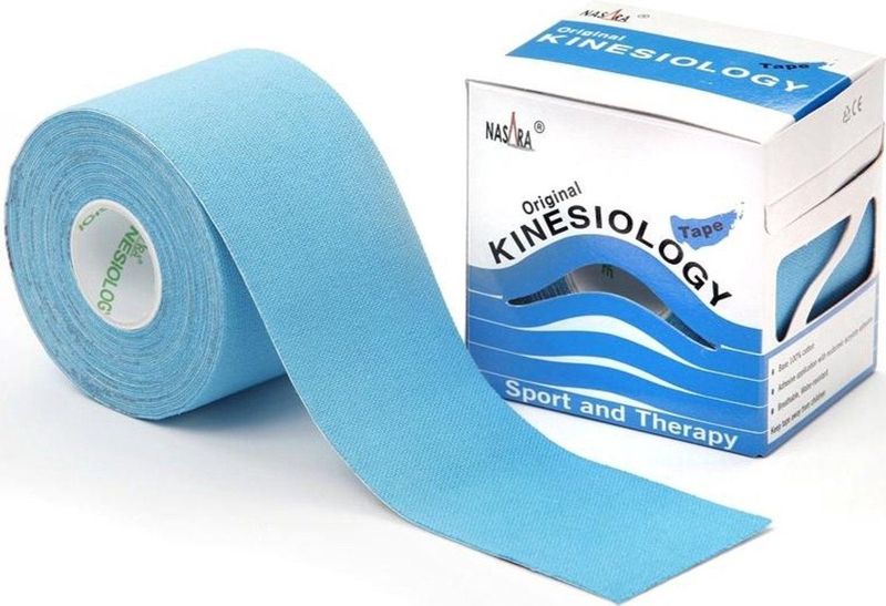 Nasara Kinesiologytape - 5 meter x 5 cm - blauw