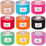 Nasara - Kinesiologytape - Rood - 5 meter x 5 cm