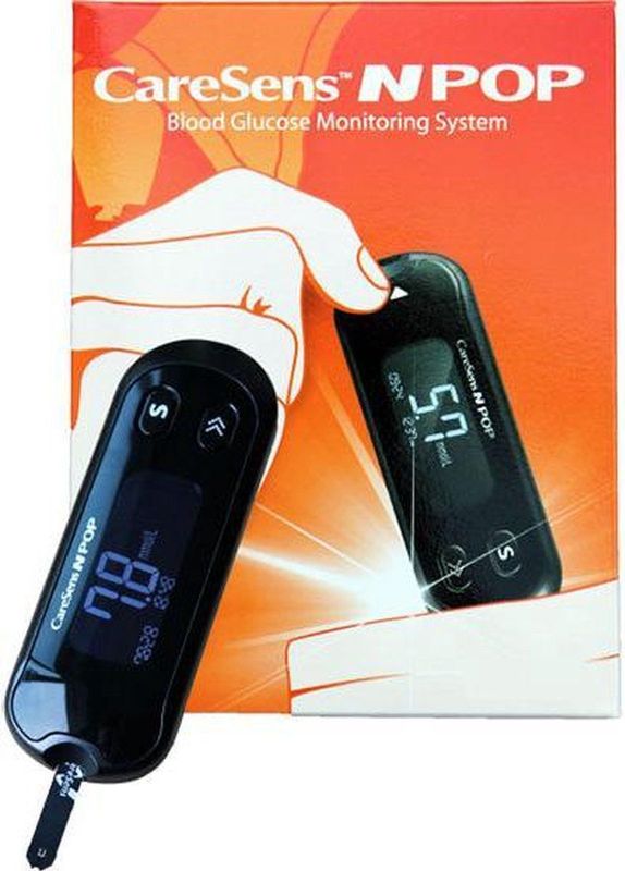CareSens N Pop - Glucosemeter - Inclusief 10 Teststrips en Lancetten