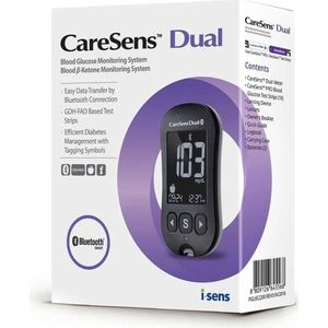 CareSens Dual - Bloedglucosemeter - Wit - Inclusief Startpakket