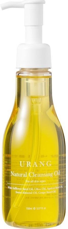 URANG Natural Cleansing Oil - Gezichtsolie - CEE-gecertificeerd - Vochtinbrengende verzorging voor de gevoelige en onzuivere huid - reinigt zacht en verwijdert dode huidcellen - Koreaanse cosmetica