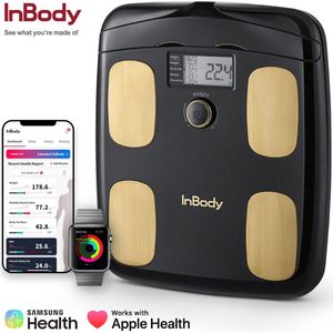 InBody Dial H20N - smart weegschaal met vet/spier meting - lichaamsanalyse - Bluetooth & app (Midnight Black)