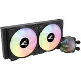 Zalman ALPHA24 Black CPU Liquid Cooler 280mm Radiator 2 x 140 mm Fan ARGB pump Dual Processor Alles-in-één vloeistofkoeler 12 cm