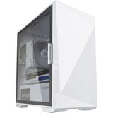 Zalman Z1 Iceberg White - mATX Mid Tower PC Case/Pre-installed fan 2 x 120mm in Mini Tower Wit