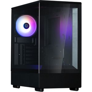 Zalman - P10 - Micro-ATX Behuizing - Zwart - Tempered Glass