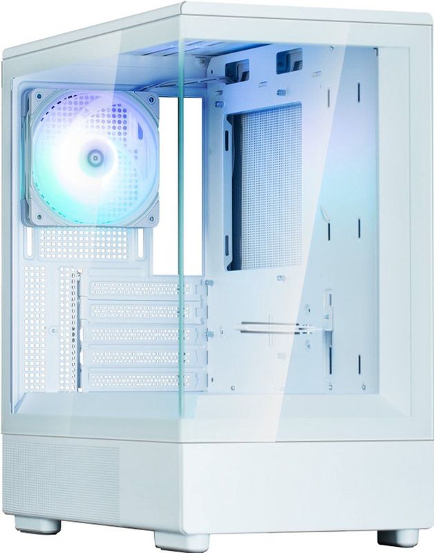 Zalman - P10 - Micro-ATX Behuizing - Wit - Tempered Glass