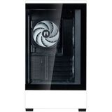Zalman - P30 - micro-ATX Behuizing - Panoramisch Gehard Glas - Zwart/Wit
