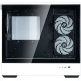 Zalman - P30 - micro-ATX Behuizing - Panoramisch Gehard Glas - Zwart/Wit