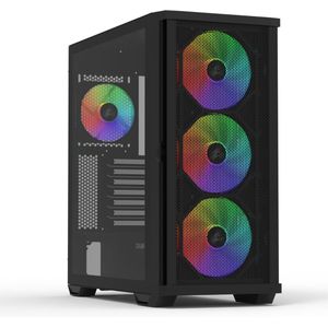 Zalman Z10 PLUS computerbehuizing Midi Tower Zwart