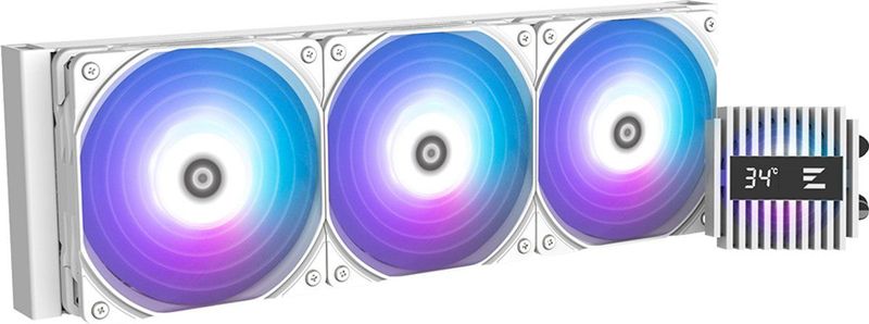 Zalman - ALPHA2 A36 360mm AIO Waterkoeler - Wit - RGB Verlichting