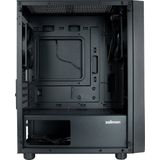 Zalman - T3 Plus - Mini Tower Case - Zwart - Metaal/Kunststof - Voor Mini-ITX
