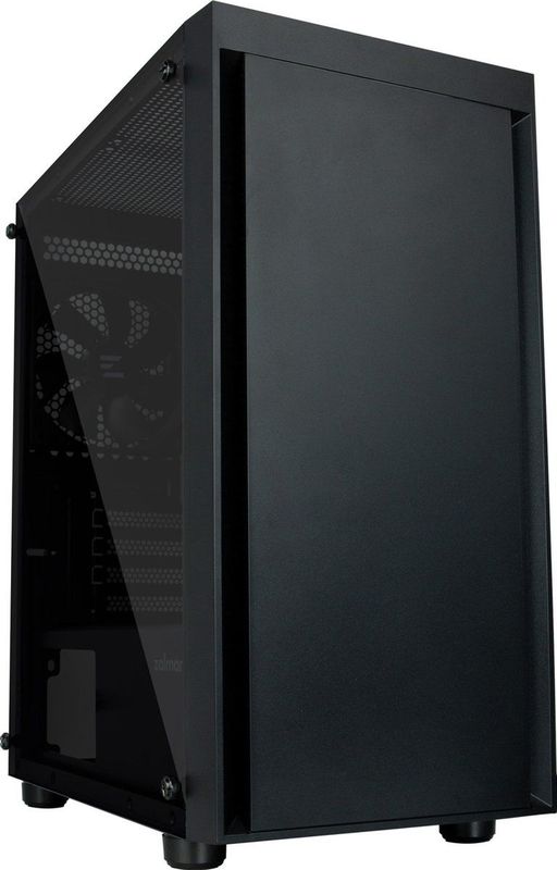 Zalman - T3 Plus - Mini Tower Case - Zwart - Metaal/Kunststof - Voor Mini-ITX