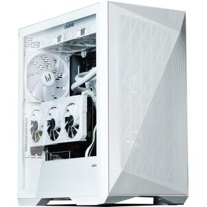 Zalman - Z9 Iceberg MS - Behuizing - Wit - Gehard Glas