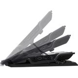 Zalman ZM-NS2000 laptop cooling pad 43,2 cm (17") Zwart
