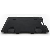 Zalman ZM-NS2000 laptop cooling pad 43,2 cm (17") Zwart