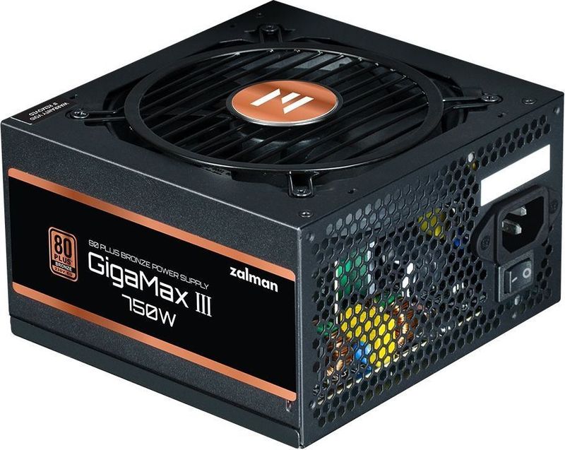 Zalman - GigaMax GVIII - PC-Voeding - Zwart - 750W - 80 PLUS Bronze
