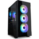 Zalman - I3 Neo TG - PC-behuizing - Zwart - Mid Tower - RGB Ventilator x4