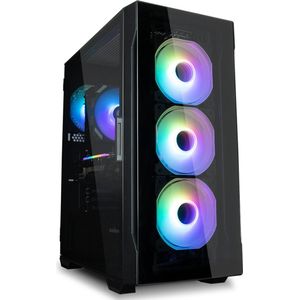 Zalman - I3 Neo TG - PC-behuizing - Zwart - Mid Tower - RGB Ventilator x4