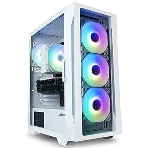 Zalman I3 Neo TG wit ATX Mid Tower PC Case, Tempered Glass front, Pre-installed fan: 3 x 120mm Infinity ARGB, 1 x 120mm Infinity ARGB rear, 2 x 3.5, 3 x 2.5, Tempered Glass window left, 415(D) x 219(W) x 484(H)mm