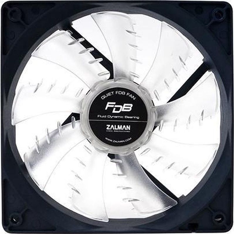 Zalman ZM-F3 FDB(SF) koelsysteem voor computers Computer behuizing Ventilator 12 cm Zwart, Transparant