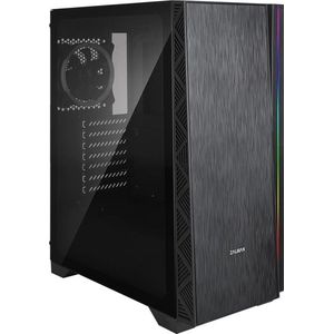 Zalman Z3 Neo Midi-Tower - zwart - gehard glas - USB 2.0