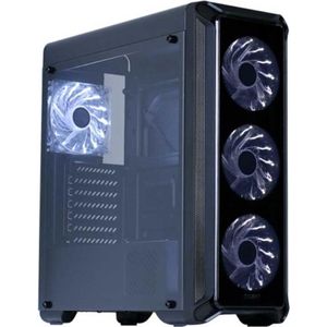 Zalman i3 Edge Midi-Tower - schwarz - Midi/Minitower - ATX Midi Tower Zwart