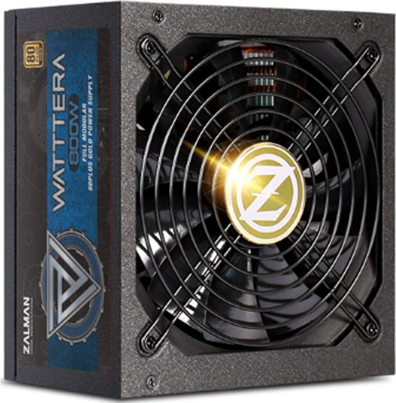 Zalman - ZM800-EBTII - PC Voeding - Zwart - 800 Watt - Volledig Modulair