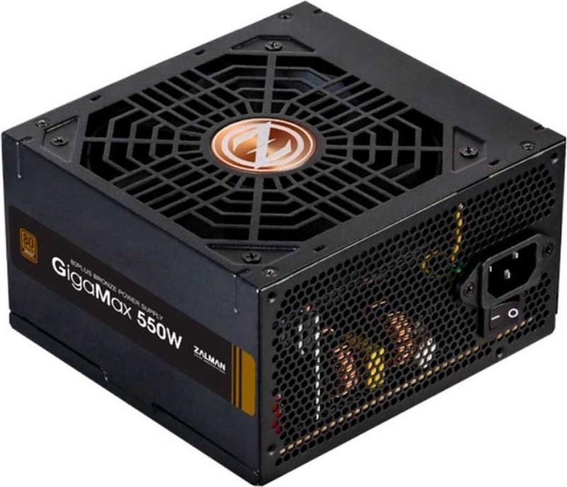 Zalman ZM550-GVII power supply unit 550 W 20+4 pin ATX ATX Zwart