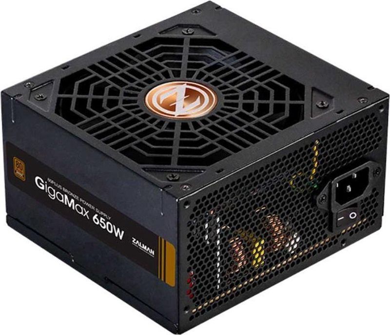 Zalman ZM650-GVII power supply unit 650 W 20+4 pin ATX ATX Zwart