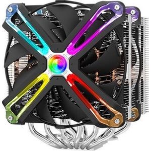 Zalman CNPS20X, High end dual tower RGB cooler / - 140mm adressable RGB fan (SF140) x 2 / - Patented corrugated fins for optimized cooling / - 6 heatpipes / - Advanced FDB bearing / - STC8 thermal compound included / - TDP 300