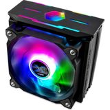 Zalman CNPS10X OPTIMAII BLACK RGB, CPU cooler, 120mm RGB PWM Fan / - RGB Spectrum 1,350 -2,100RPM, 18 -28.0dBA, Intel LGA 2066, 2011-V3 115x, 1200, 1366, AMD AM4, AM3+, AM3,, FM2+, FM2 Processor Koeler 12 cm Zwart 1 stuk(s)