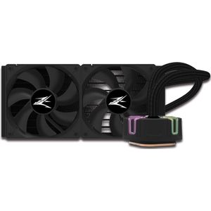 Zalman Reserator5 Z24 Black CPU Liquid Cooler 240mm Radiator 2 x SF120 ARGB fan Processor Alles-in-één vloeistofkoeler 12 cm Zwart
