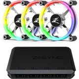 Zalman 120mm ZM-LF120 A-RGB Triple Pack inkl. Controller