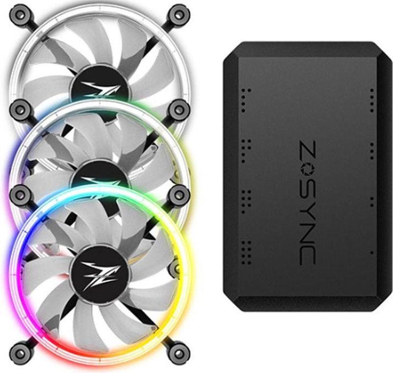 Zalman 120mm ZM-LF120 A-RGB Triple Pack inkl. Controller