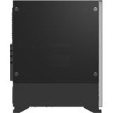 Zalman - S5 - ATX Mid-Tower-behuizing - Zwart - Zijpaneel van Geharde Glas - Rainbow RGB-lichteffecten
