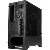 Zalman - S5 - ATX Mid-Tower-behuizing - Zwart - Zijpaneel van Geharde Glas - Rainbow RGB-lichteffecten