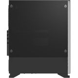 Zalman - S5 - ATX Mid-Tower-behuizing - Zwart - Zijpaneel van Geharde Glas - Rainbow RGB-lichteffecten