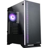 Zalman - S5 - ATX Mid-Tower-behuizing - Zwart - Zijpaneel van Geharde Glas - Rainbow RGB-lichteffecten