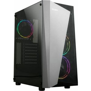 Zalman - S4 Plus - Midi Tower Case - Inclusief 2 Ventilatoren - Volledig Acryl Zijpaneel